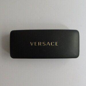 Versace Authentic Hard Eyeglasses Sunglasses Case in Black